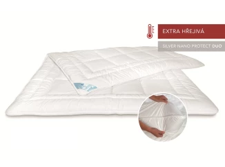Prikrývka Mona Lucy Silver Protect Duo 135x200 cm, extra hrejivá