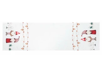 Behúň na stôl Vianočné škriatkovia, 150x40 cm