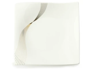 Servírovací podnos/tanier Frequency 30x30 cm, biely