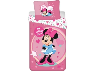 Detské obliečky Minnie Sweet like me, ružové