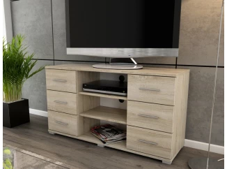 Vysoký TV stolík Oskar TV, dub sonoma, výška 65 cm