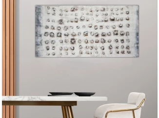 Ručne maľovaný obraz Abstrakcia, 140x70 cm