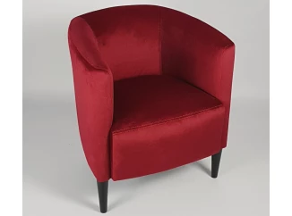 Kreslo Navara, červená látka