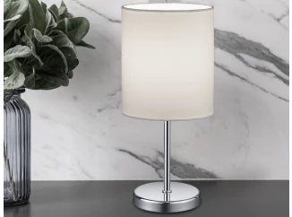 Stolná lampa Jerry, biela