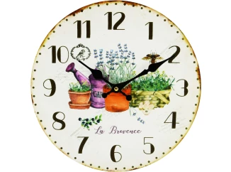 Nástenné hodiny Zahrada 30 cm, MDF