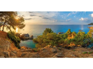 Obraz na plátne Pohled na more, 100x50 cm