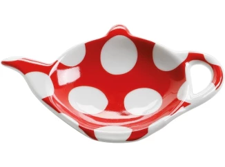 Odkladač na čajové vrecko Polkadot, bodkovaný