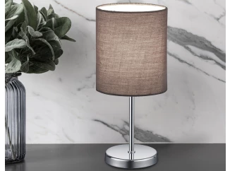 Stolná lampa Jerry, šedá