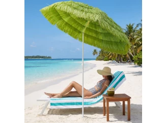 Záhradný slnečník Hawaii 180 cm, limetový