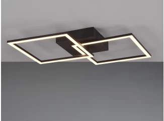 Stropné/nástenné osvetlenie Trail 60 cm, čierny kov