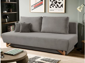 Rozkladacia pohovka Atlanta, hnedo-šedá štruktúrovaná látka