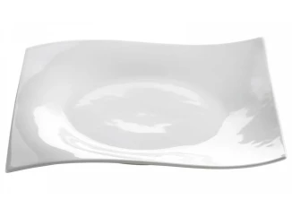 Plytký tanier Motion 27 cm, biely