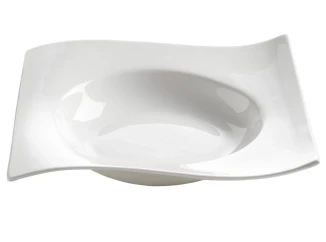 Hlboký tanier Motion 22 cm, biely