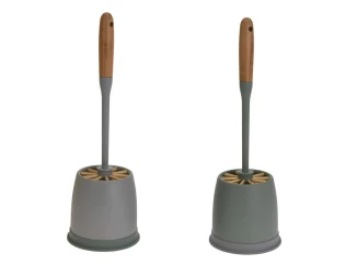 WC kefa so stojanom šedá/bambus