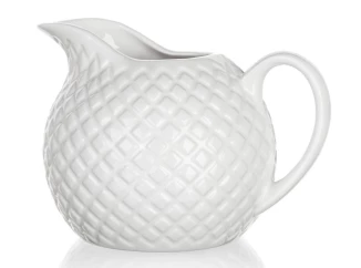 Mliečenka Diamond Line,biela s reliéfom