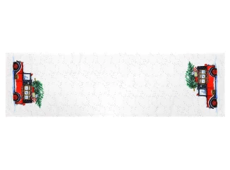 Behúň na stôl Vianočné auto, 150x40 cm