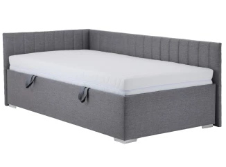 Posteľ s univerzálnym čelom Dafne 110x200 cm, holubia šedá tkanina