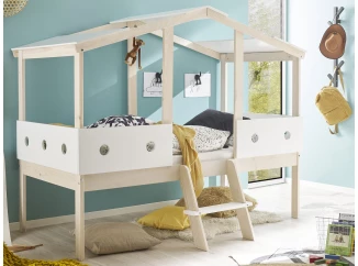 Detská posteľ Cortino 90x200 cm, domeček se stříškou