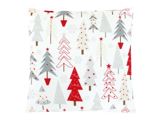 Dekoračný vankúš Vianočné stromčeky, 45x45 cm