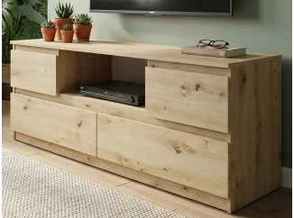 TV skrinka Carlos, dub artisan, šírka 140 cm