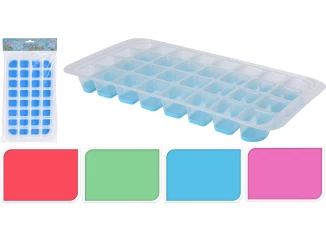 Forma na ľad 32 kociek, mix farieb