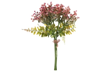 Umelá kytica Bobule 31 cm, ružová