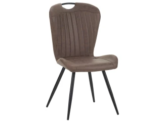 Jedálenská stolička Nottingham, hnedá vintage optika kože