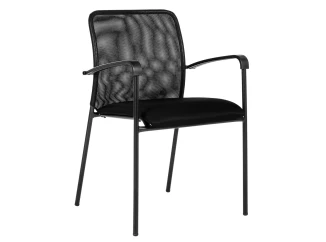 Konferenčná stolička Spider, čierna látka