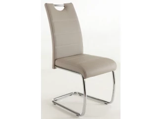 Jedálenská stolička Flora, cappuccino ekokoža