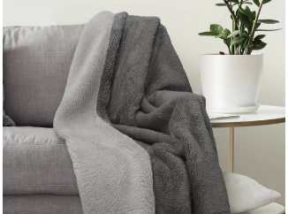 Deka Sherpa 150x200 cm, striebristo šedá