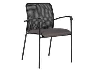 Konferenčná stolička Spider, šedá látka