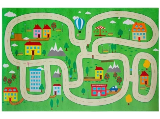 Detský koberec Cesty, 80x120 cm