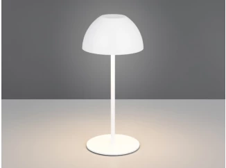 Nabíjacia LED stolná lampička Ortiz, biela