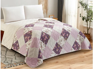 Prehoz postele Patri 220x240 cm, fialový