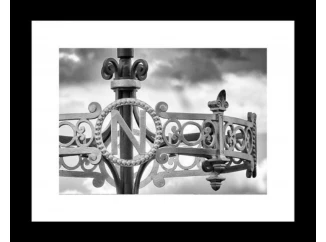 Rámovaný obraz 20x25 cm, čiernobiely