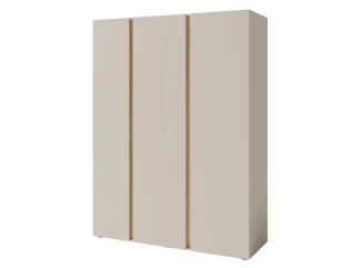 Šatníková skriňa Lucky, 145 cm, béžová/olejovaný dub