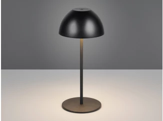 Nabíjacia LED stolná lampička Ortiz, čierna