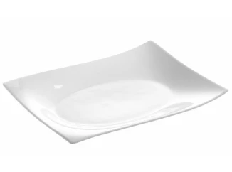 Servírovací podnos/tanier Motion 30x22 cm, biely