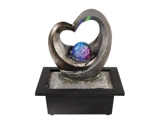 Vodná fontána LED RGB Lumineo srdce