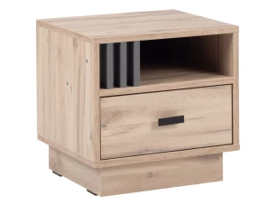 Nočný stolík Almo, dub estana/antracit
