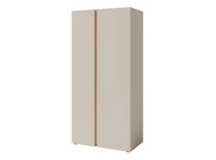 Šatníková skriňa Lucky, 90 cm, béžová/olejovaný dub