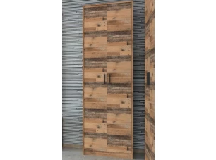 Policová skriňa Vincent 60 cm, vintage optika dreva