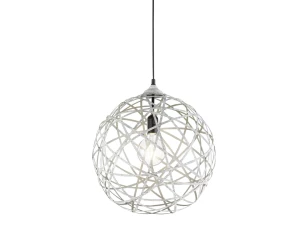 Luster Jacob 40 cm, šedá vintage