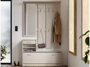 Predsieňová stena Vincent, béžová kašmír