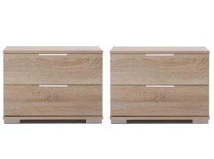 Set nočných stolíkov (2 ks) Easy Plus, dub sonoma