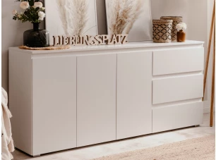 Široká komoda so zásuvkami Image, biela