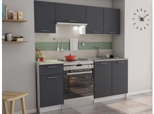 Kuchynský blok Irma, biela / grafitovo šedá
