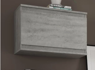 Nástenná skrinka Carlos, šedý betón, 60 cm