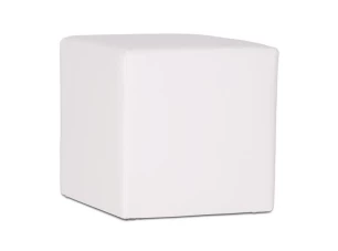 Taburetka Cuby, biela ekokoža