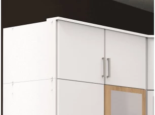 Skriňový nadstavec Click, 91 cm, biely